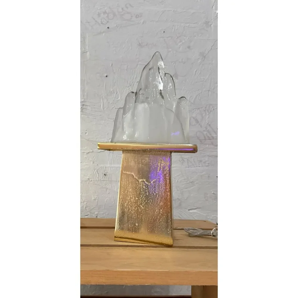 Volcano Accent Lamps Gold Base 14